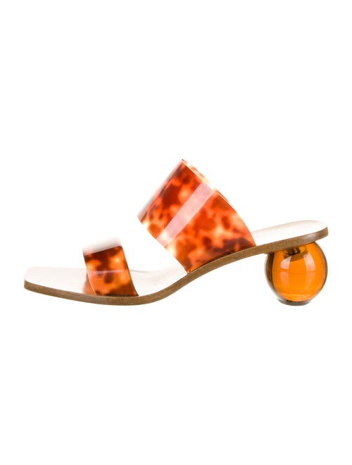 Cult Gaia Animal Print Slides