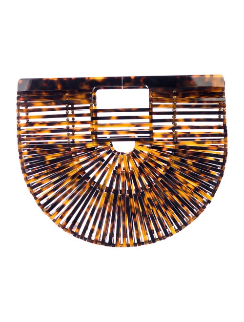Cult Gaia Acrylic Ark Bag Brown