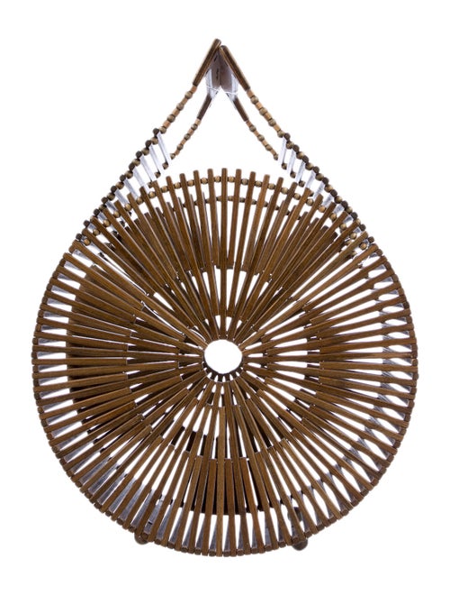 Cult Gaia Zaha Handle Bag Brown