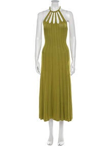 Halterneck Midi Length Dress w/ Tags
