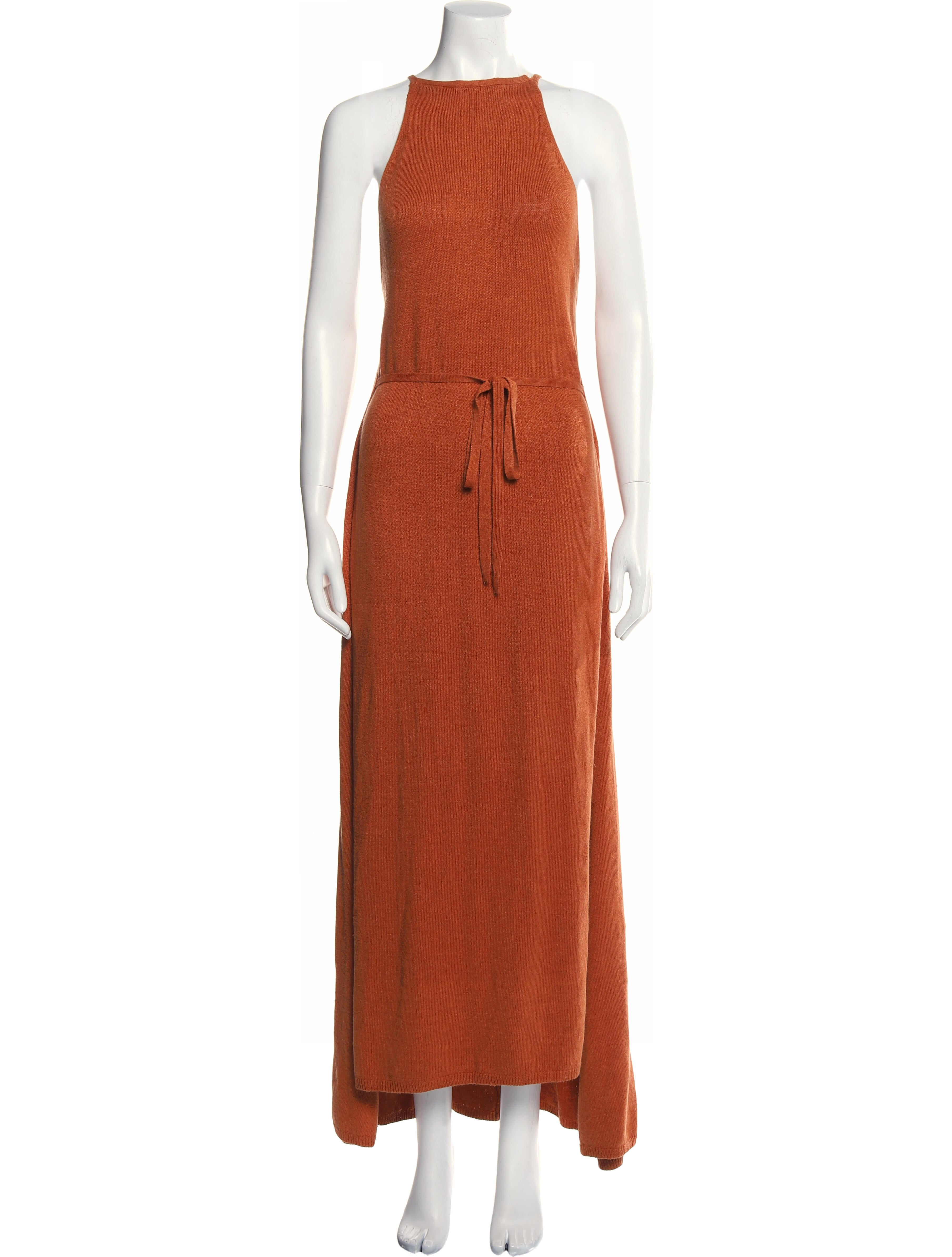Cult Gaia Remi Knit Dress Long Dress - Orange Dresses, Clothing -  WGAIA25989 | The RealReal