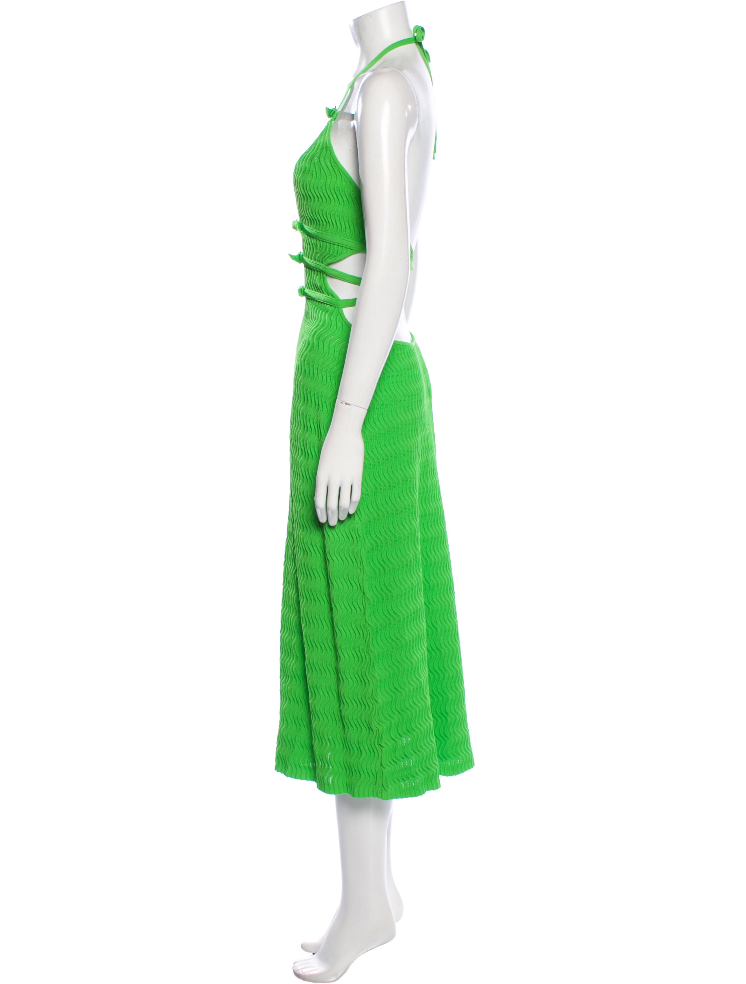 Cult Gaia Evaleigh Midi Length Dress w/ Tags - Green Dresses, Clothing - WGAIA36143 | The RealReal Cult Gaia Evaleigh Midi Length Dress w/ Tags - Green Dresses, Clothing - WGAIA36143 | The RealReal