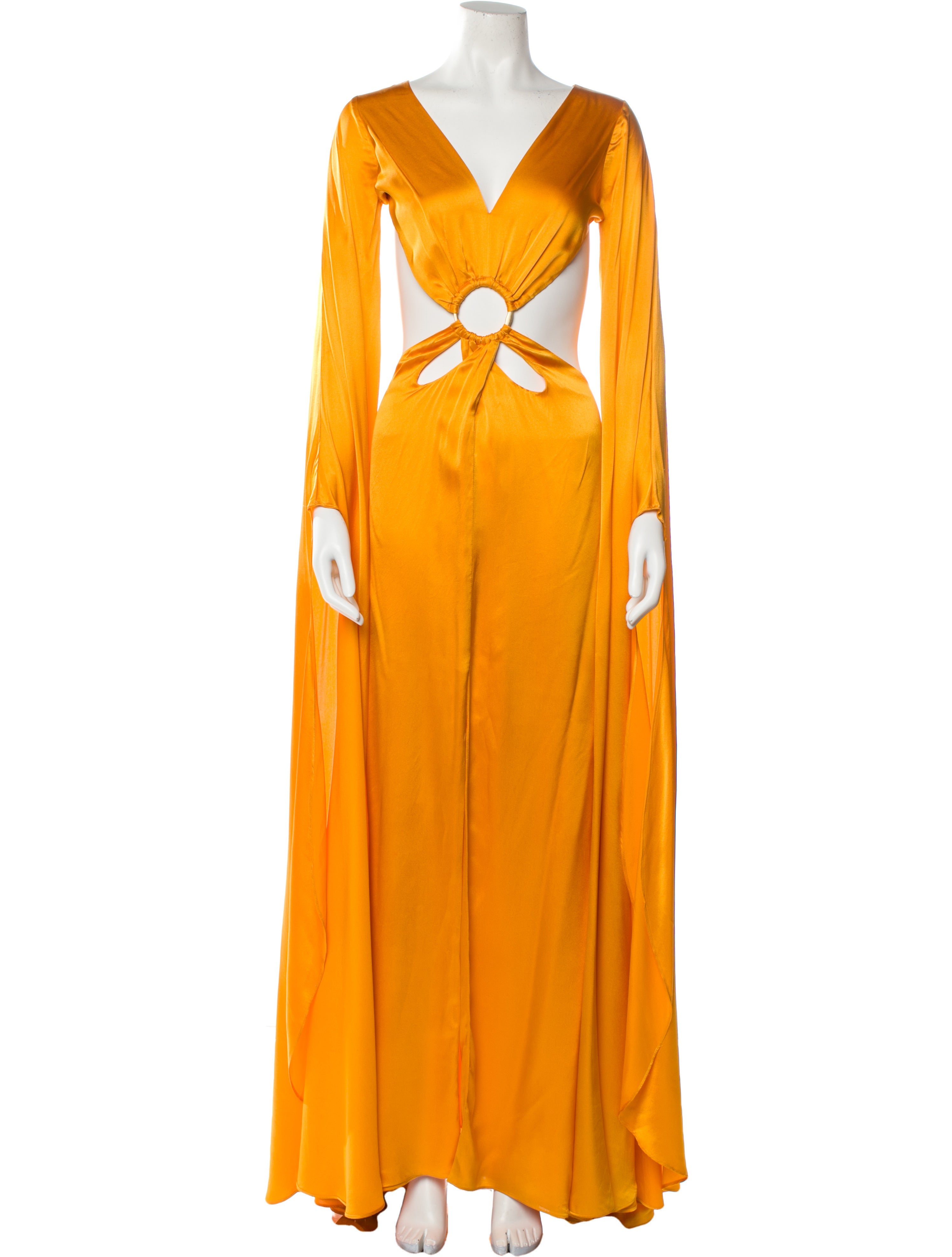 Cult Gaia Silk Long Dress