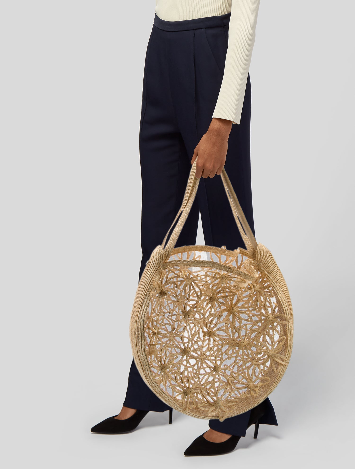 LANI STRAW WOVEN HANDBAG