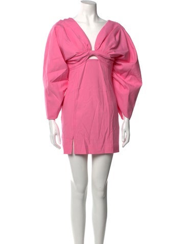 Cult Gaia Dresses Plunge Neckline Mini Dress US 0 | XS