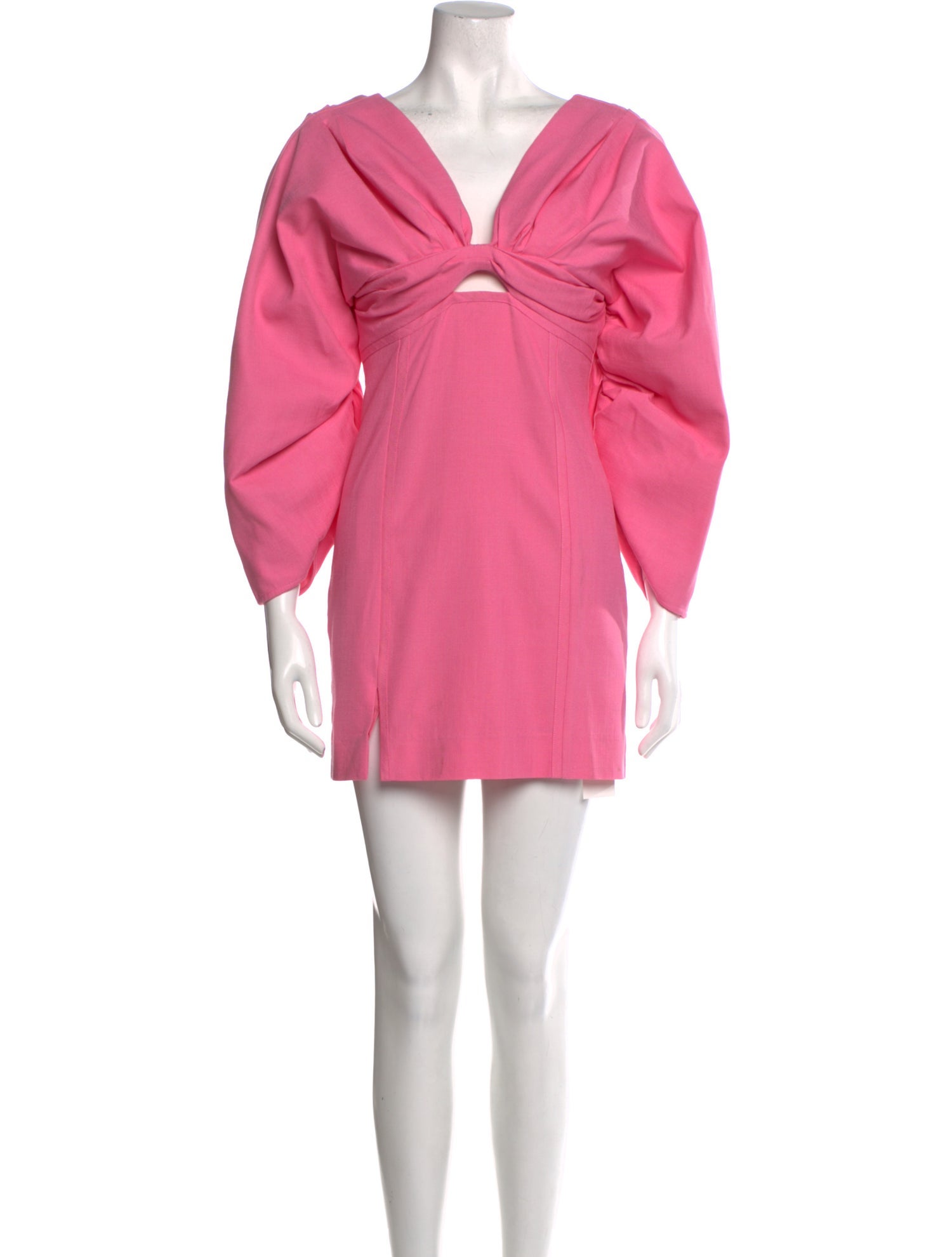 Cult Gaia V-Neck Mini Dress