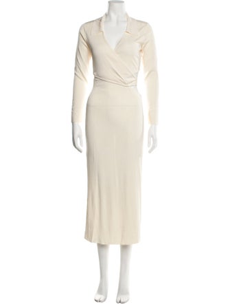 Cult Gaia V-Neck Midi Length Dress