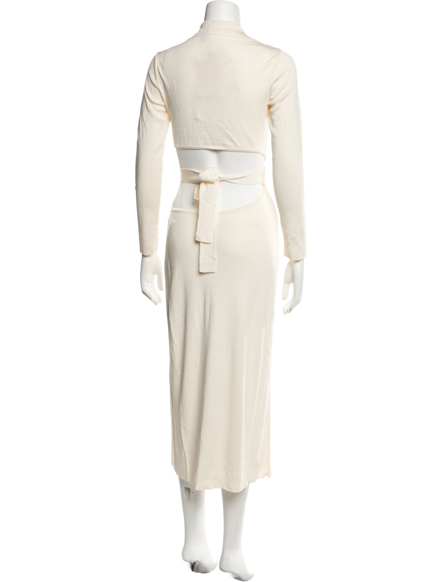 Cult Gaia V-Neck Midi Length Dress