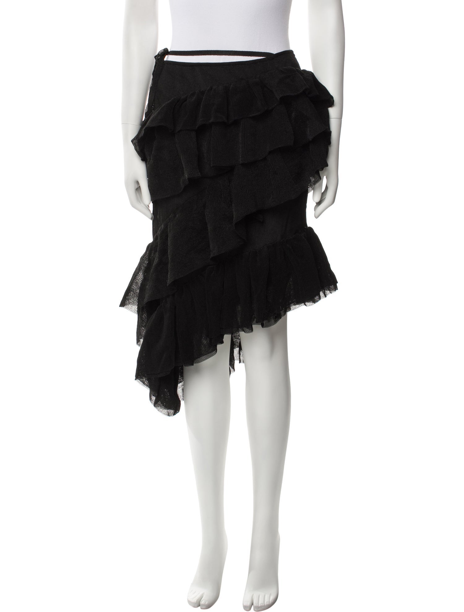 Cult Gaia Ruffle Embellishment Knee-Length Skirt w/ Tags