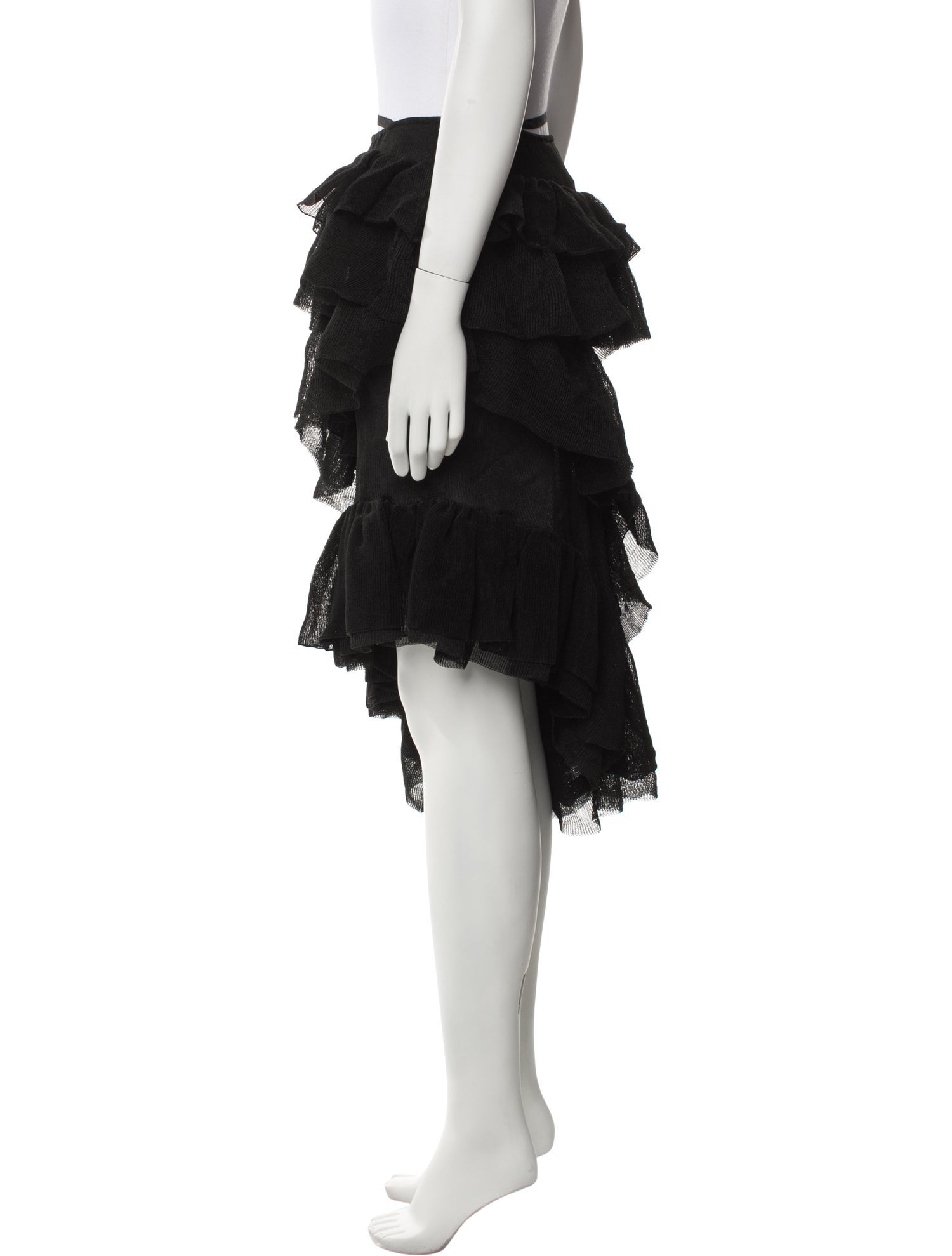 Cult Gaia Ruffle Embellishment Knee-Length Skirt w/ Tags