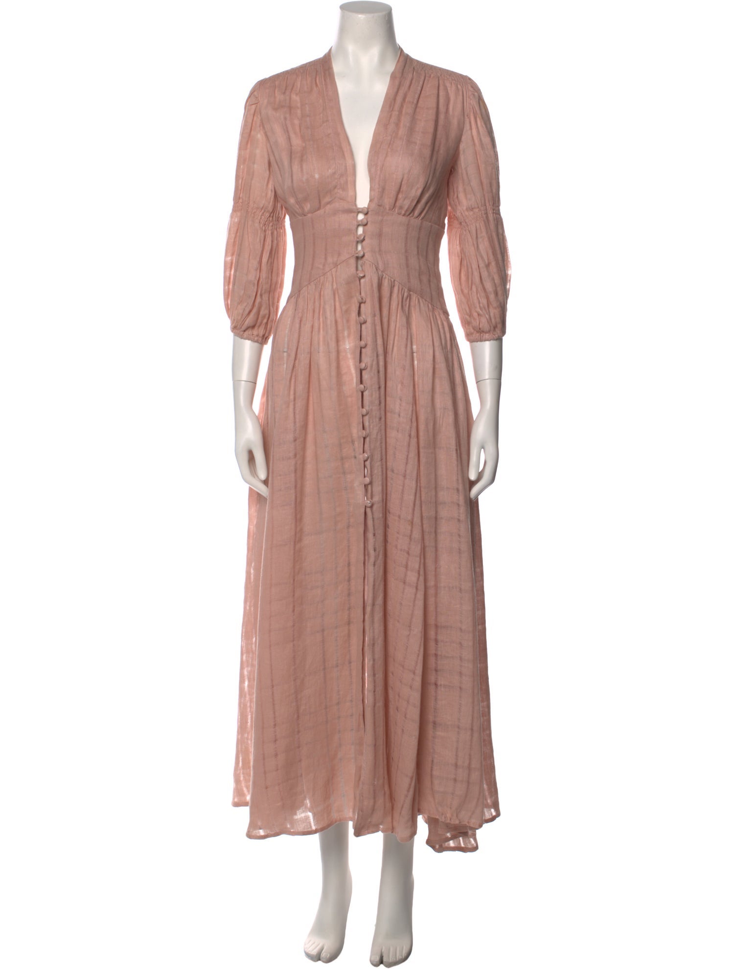 Cult Gaia Linen Long Dress