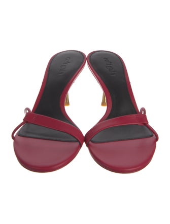 Cult Gaia Leather Slides