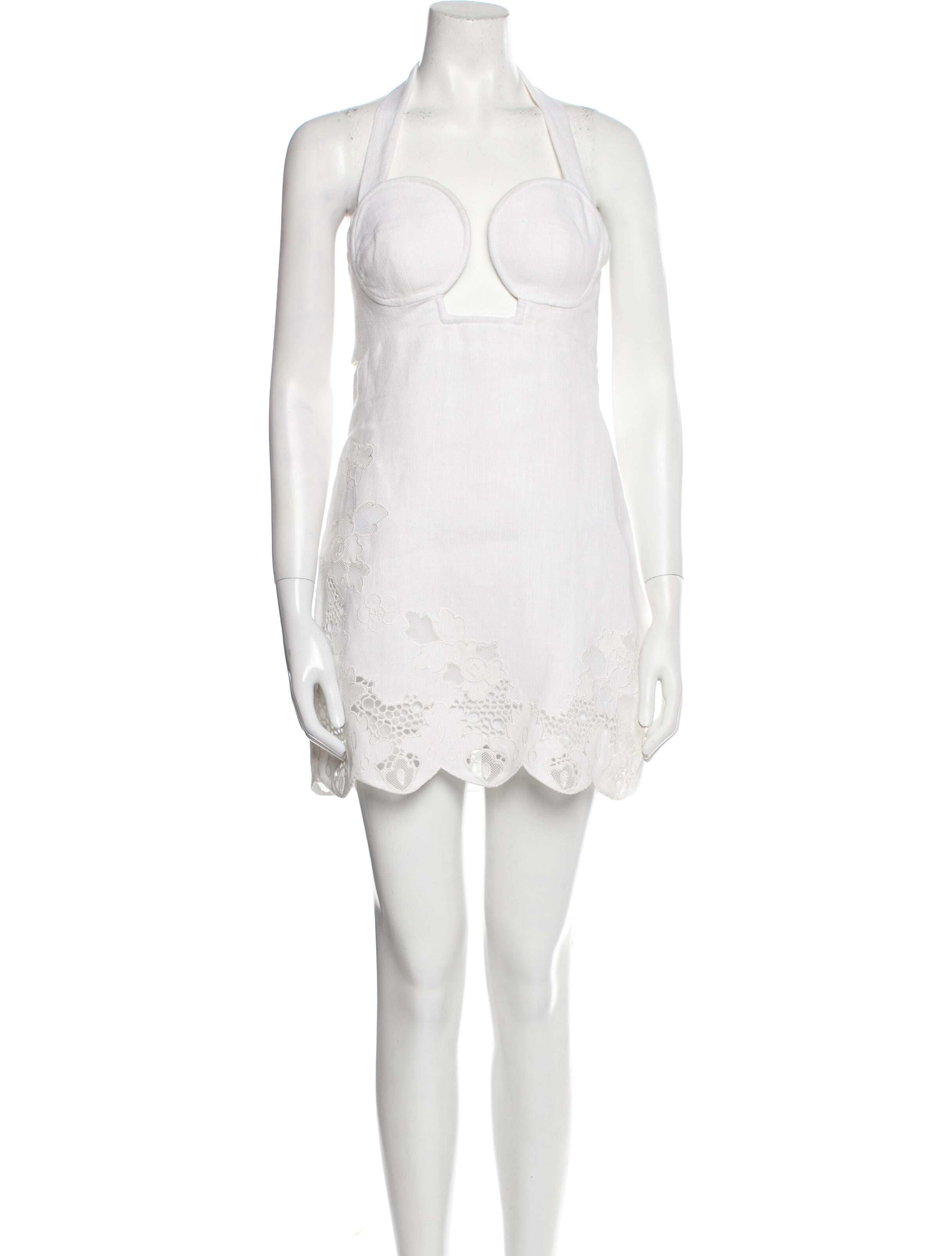 Cult Gaia Linen Mini Dress