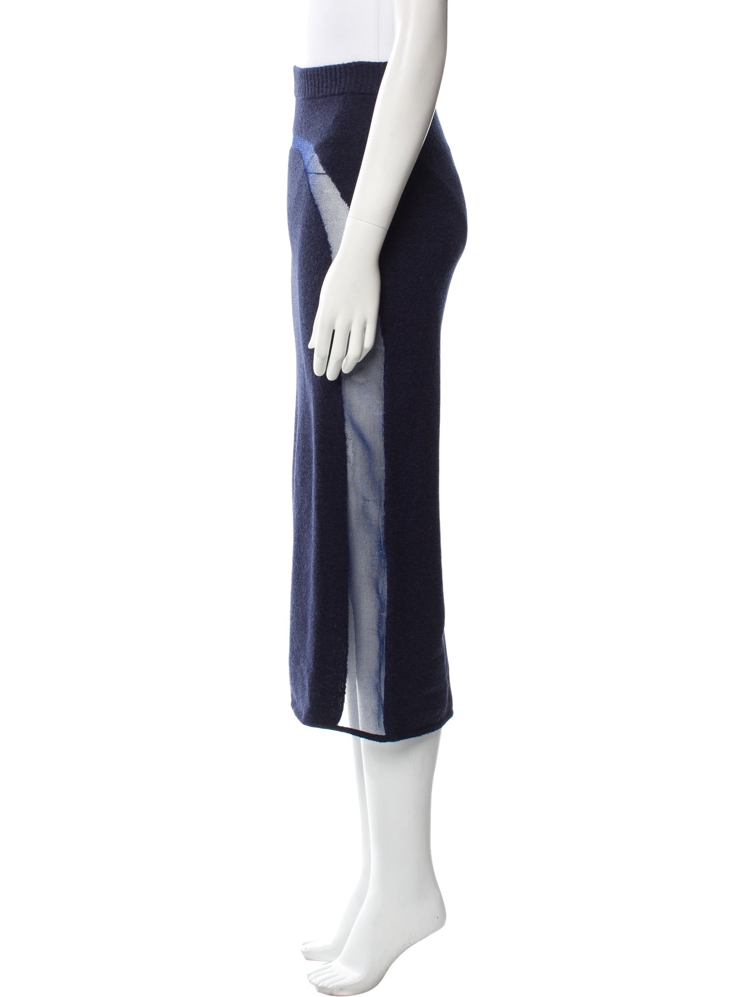 Cult Gaia Mesh Accents Midi Length Skirt w/ Tags