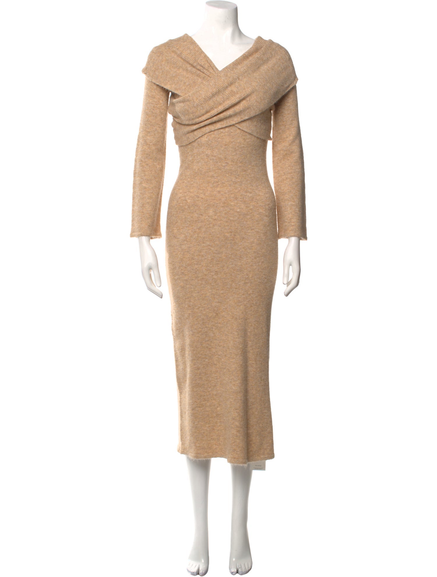 Cult Gaia V-Neck Midi Length Dress