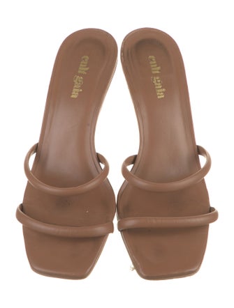 Cult Gaia Leather Slides