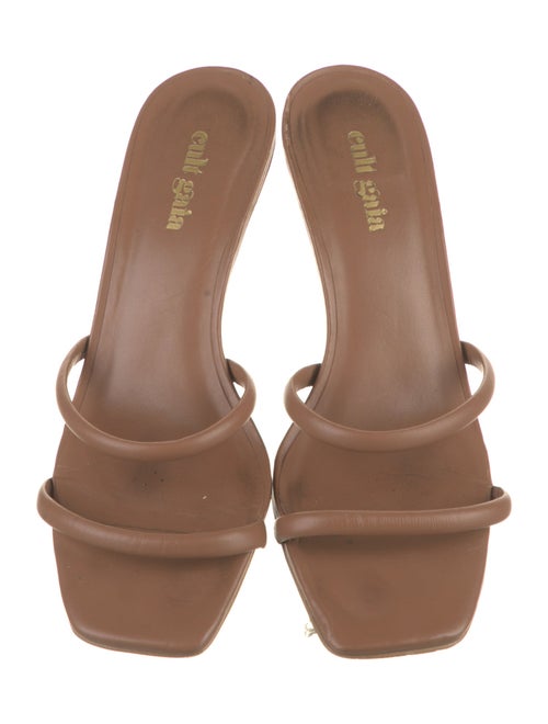 Cult Gaia Leather Slides