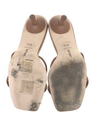 Cult Gaia Leather Slides