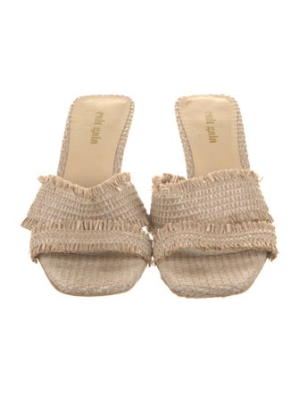 Cult Gaia Straw Slides