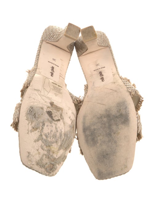 Cult Gaia Straw Slides