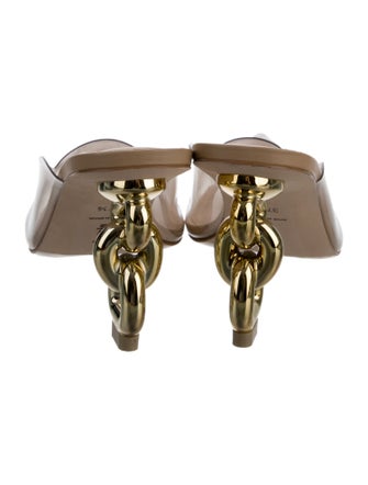 Cult Gaia PVC Studded Accents Mules