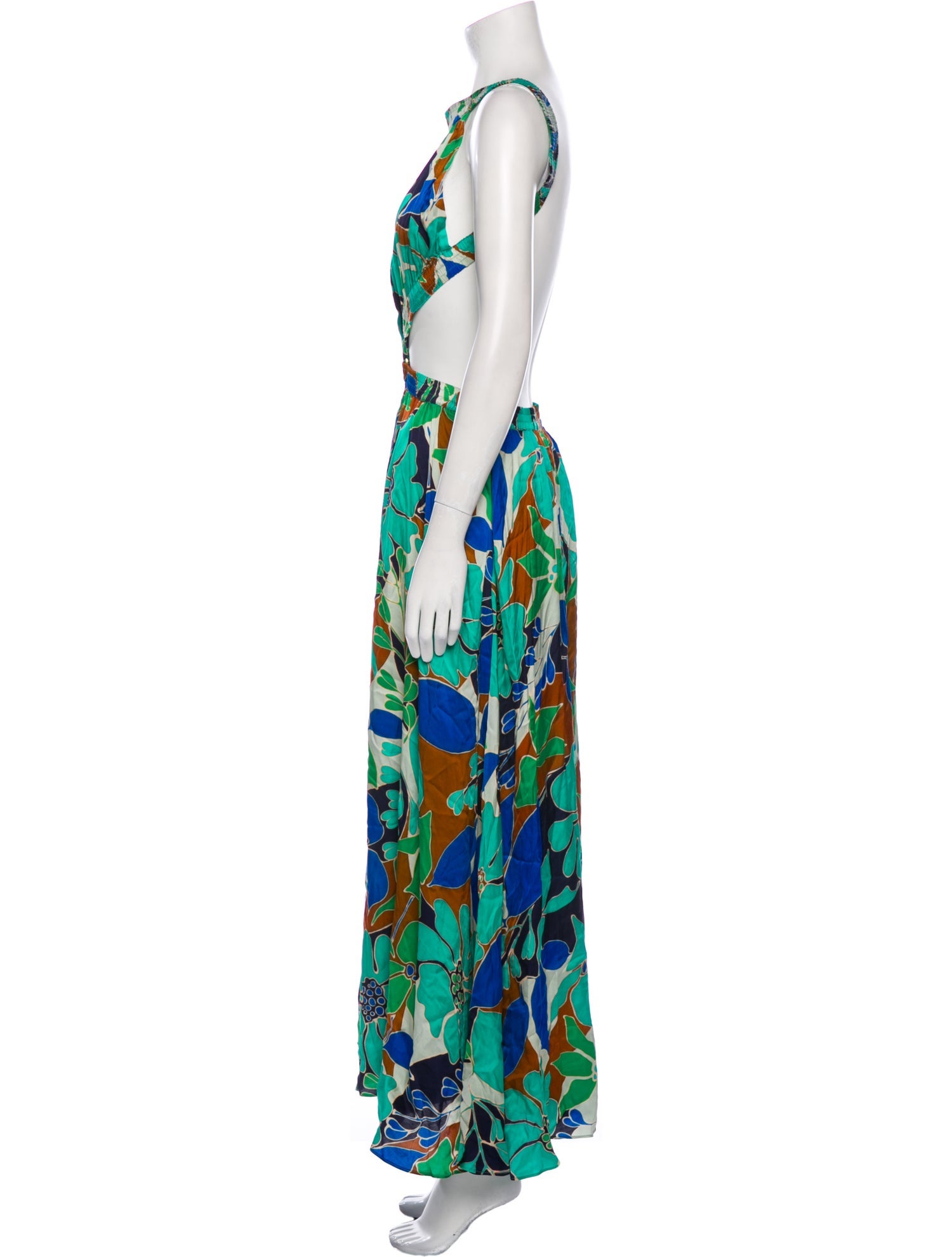 Cult Gaia Printed Long Dress w/ Tags