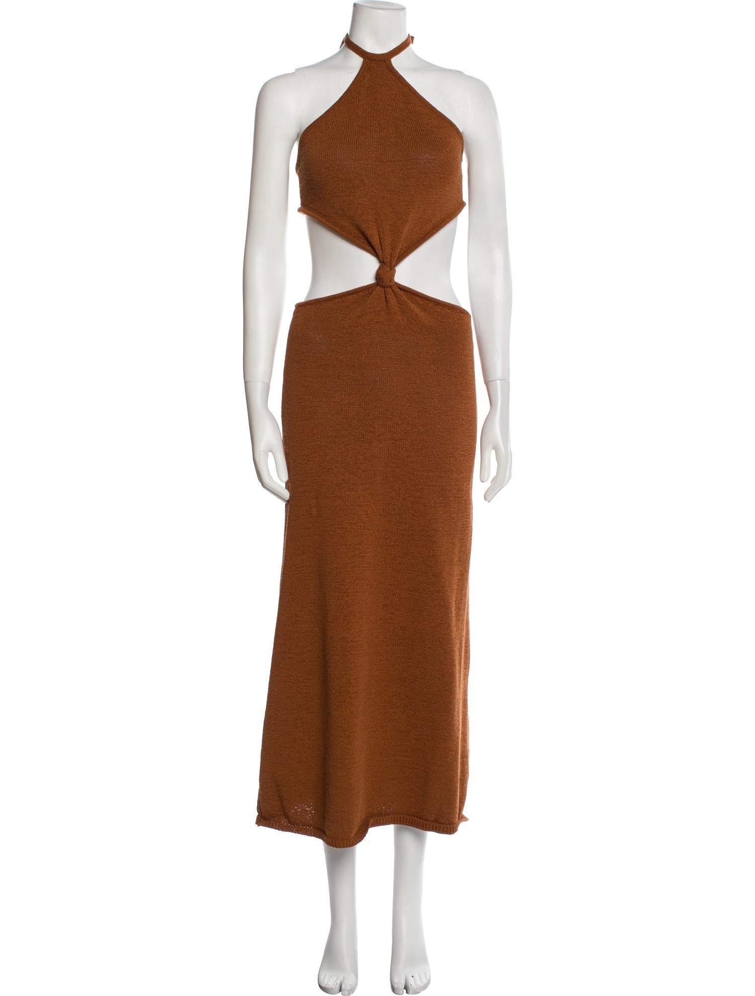 Cult Gaia Halterneck Long Dress