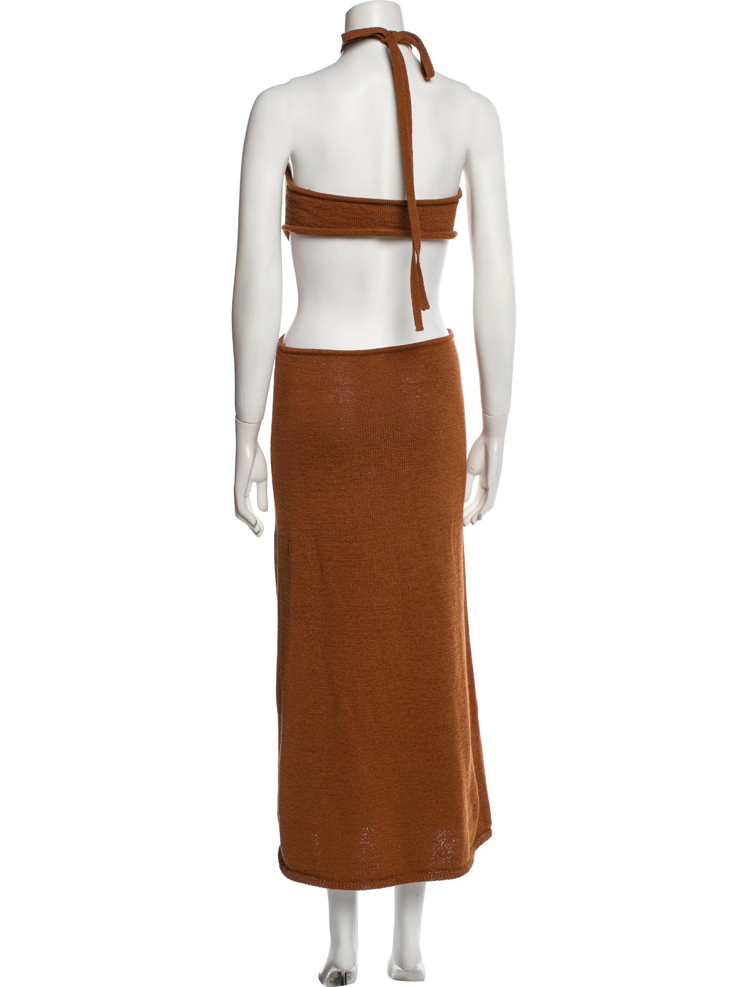 Cult Gaia Halterneck Long Dress