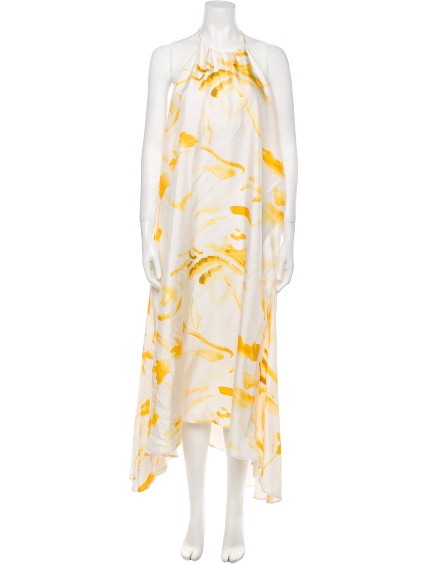 Cult Gaia Silk Long Dress