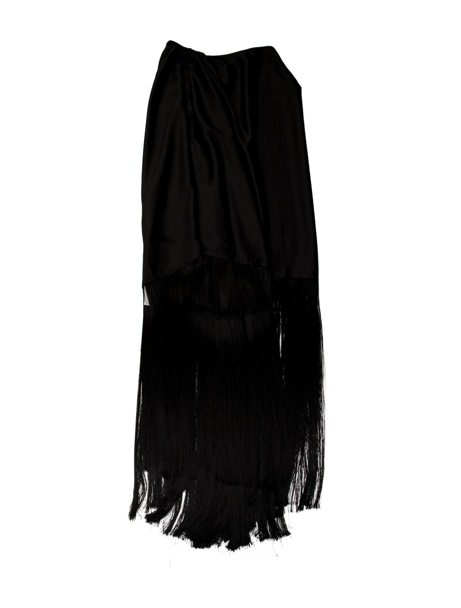 Cult Gaia Fringe Trim Accent Knee-Length Skirt