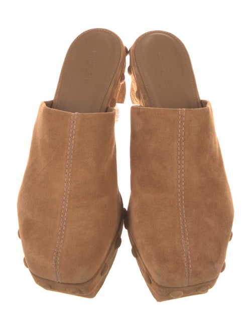 Cult Gaia Suede Studded Accents Mules