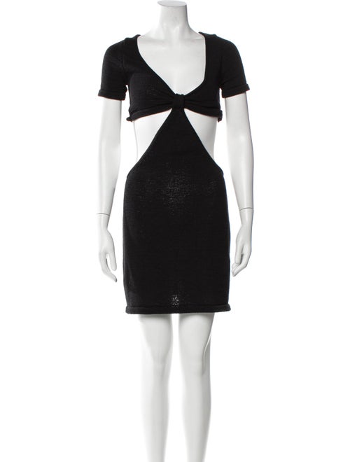 Cult Gaia V-Neck Mini Dress