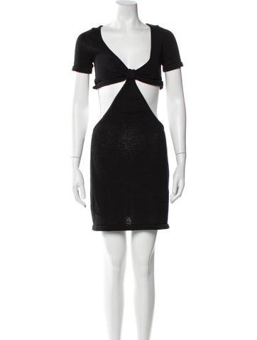 Cult Gaia Dresses V-Neck Mini Dress XXS