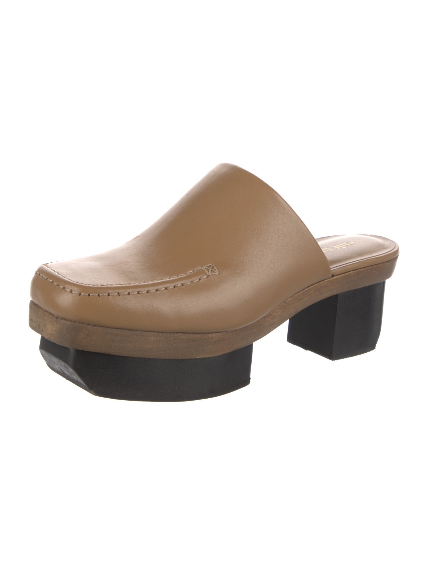 Cult Gaia Leather Slides