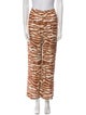 Cult Gaia Animal Print Wide Leg Pants