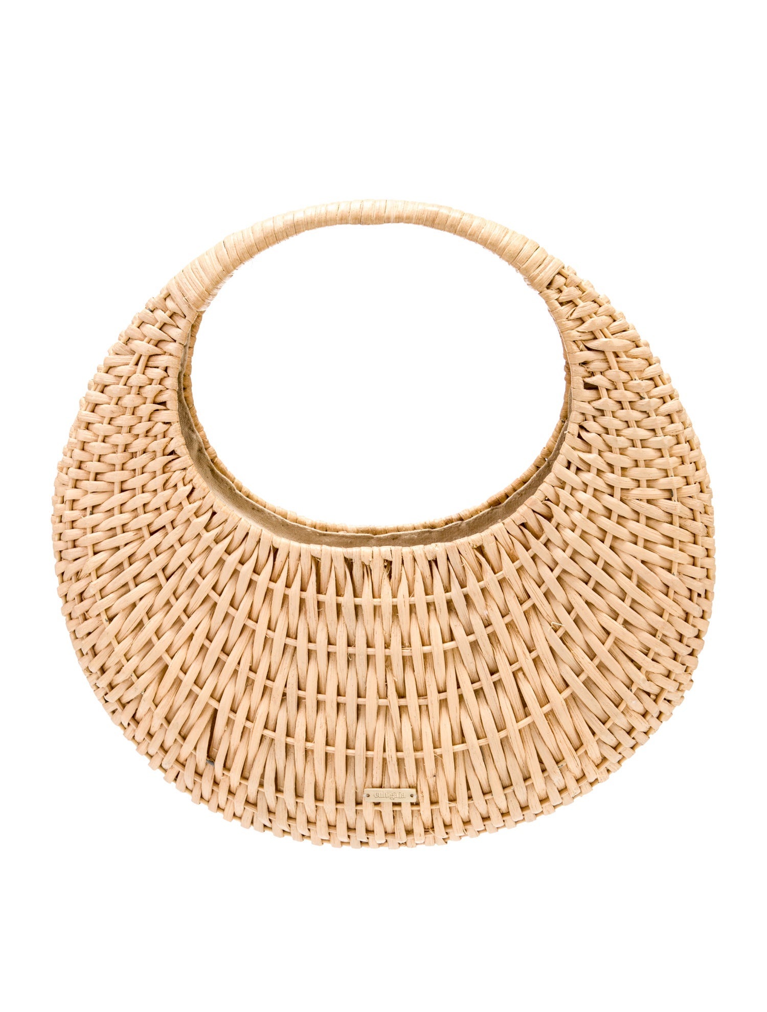 Cult Gaia Straw Top Handle Bag