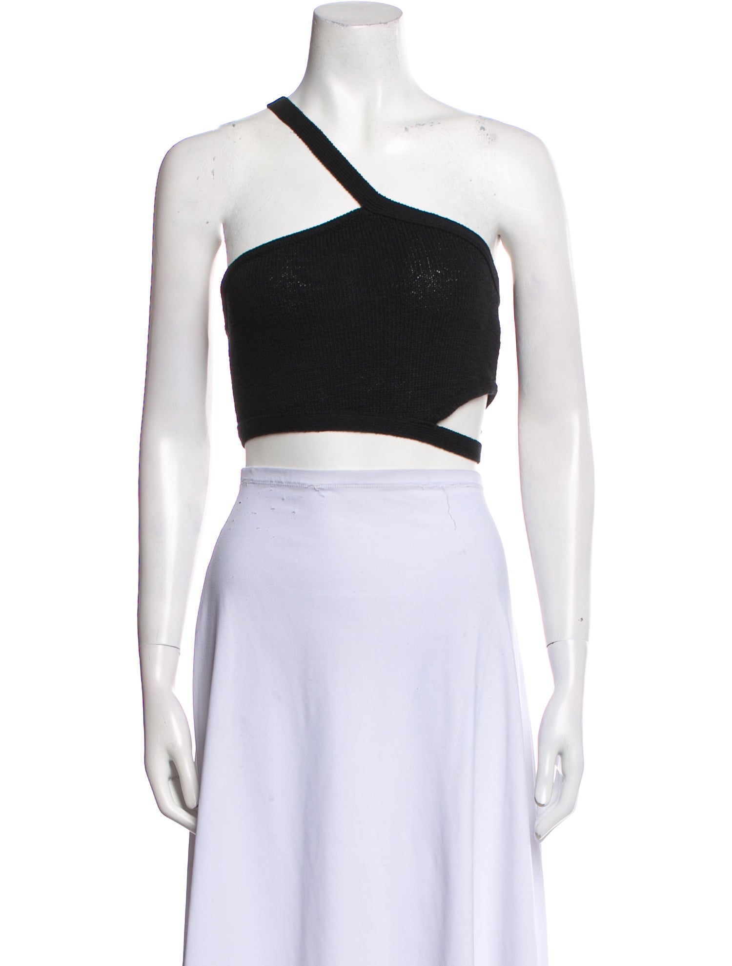 Cult Gaia One-Shoulder Sleeveless Crop Top w/ Tags