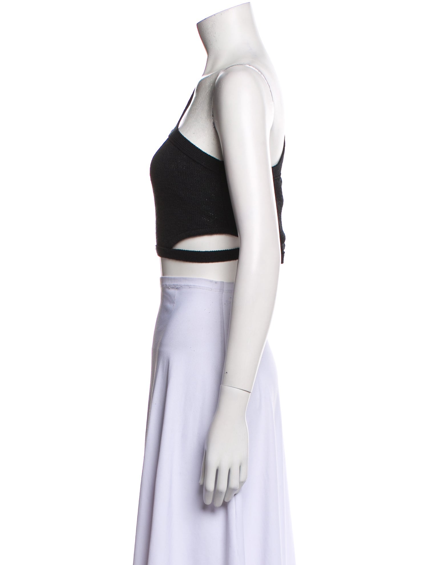 Cult Gaia One-Shoulder Sleeveless Crop Top w/ Tags