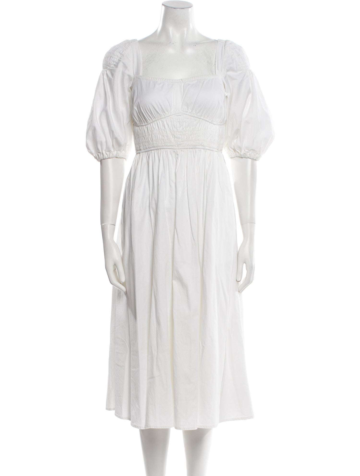 Cult Gaia Square Neckline Midi Length Dress