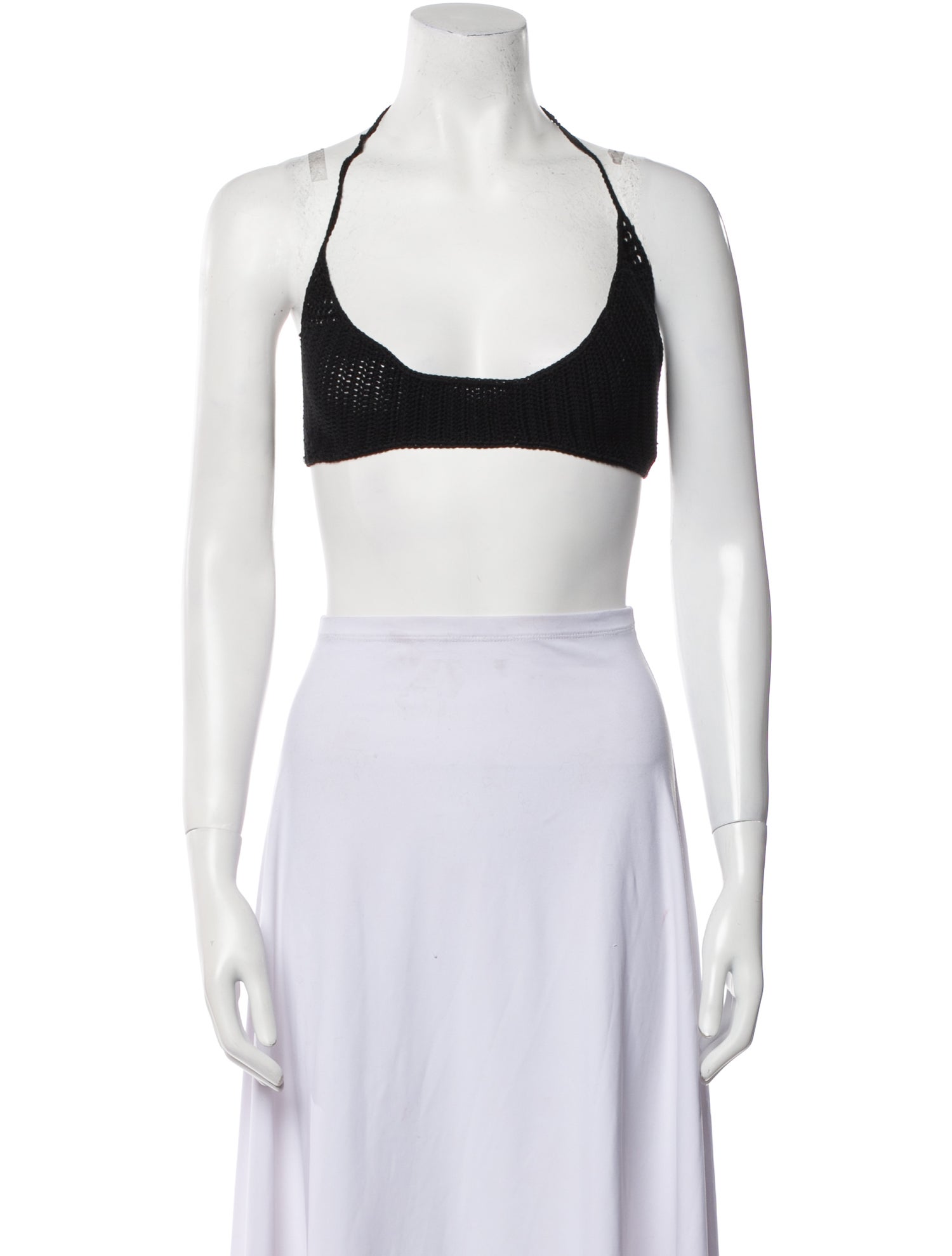 Cult Gaia Halterneck Sleeveless Crop Top w/ Tags
