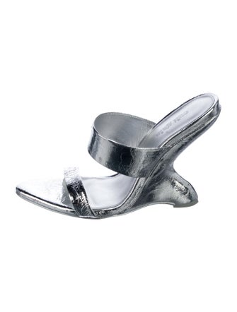 Cult Gaia Patent Leather Slides