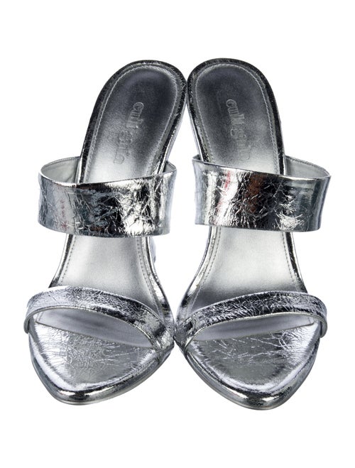 Cult Gaia Patent Leather Slides