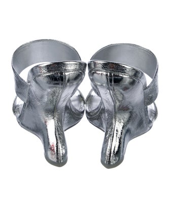 Cult Gaia Patent Leather Slides