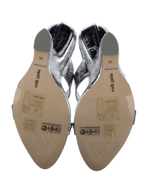 Cult Gaia Patent Leather Slides