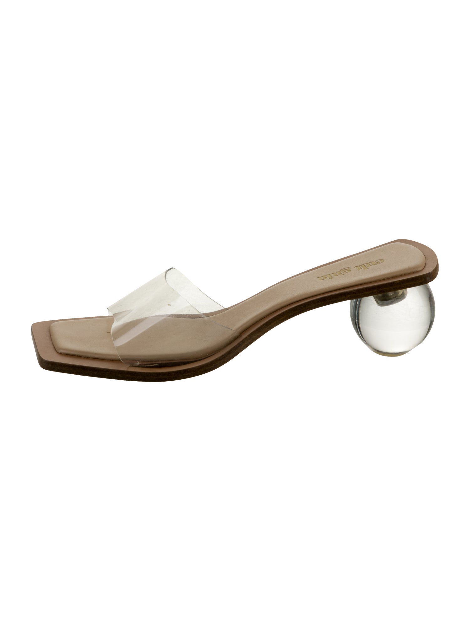 Cult Gaia Leather Slides