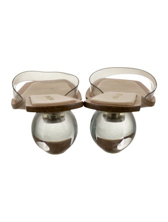 Cult Gaia Leather Slides