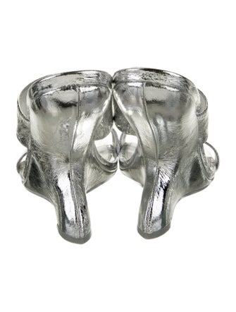 Cult Gaia Leather Slides