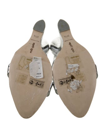 Cult Gaia Leather Slides