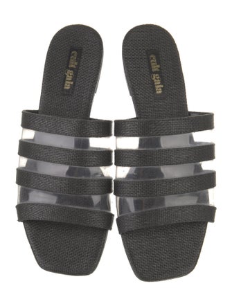 Cult Gaia Leather Slides