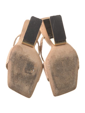 Cult Gaia Straw Slides